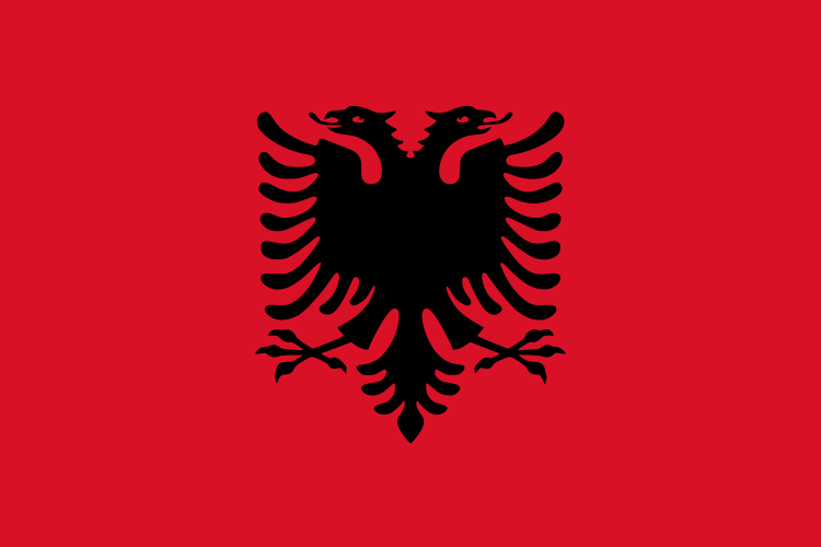 Fil:750px-Flag of Albania.svg.png