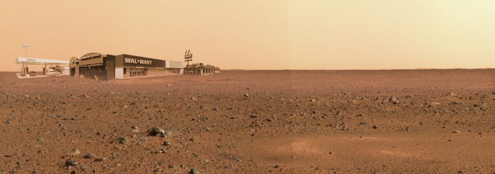 Panorama-view over Mars [1]