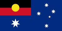 Australiens flag.
