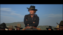Gene Wilder gør klar til at skyde måsen af alle jernbane-cowboy'derne, hvis det skal være. Skal det være?