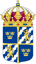 Coat of Arms of Sweden Middle Shield.png